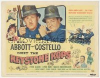 4b0441 ABBOTT & COSTELLO MEET THE KEYSTONE KOPS TC 1955 Bud & Lou in the movies' maddest days!