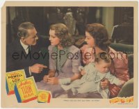 4b0492 ANOTHER THIN MAN LC 1939 Otto Kruger, Virginia Grey, pretty Myrna Loy holding baby!