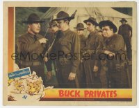 4b0512 BUCK PRIVATES LC 1941 Sgt. Nat Pendleton gives orders to Bud Abbott & Lou Costello, rare!