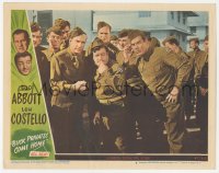 4b0513 BUCK PRIVATES COME HOME LC #8 1948 Sgt. Nat Pendleton with Bud Abbott & Lou Costello, rare!
