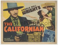 4b0445 CALIFORNIAN TC 1937 Harold Bell Wright, Ricardo Cortez, Marjorie Weaver, very rare!