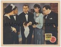 4b0520 CHARLIE CHAN IN RIO LC 1941 Victor Sen Yung watches Sidney Toler & others examining a box!