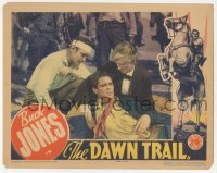 4b0535 DAWN TRAIL LC R1934 c/u of bandaged Buck Jones helping his wounded friend on the ground!