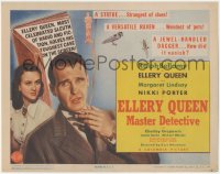 4b0451 ELLERY QUEEN MASTER DETECTIVE TC 1940 Ralph Bellamy & Margaret Lindsay as Nikki Porter!
