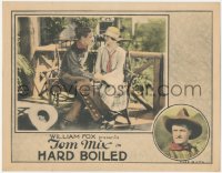 4b0566 HARD BOILED LC 1926 close up of cowboy Tom Mix romancing pretty Helene Chadwick, very rare!