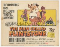 4b0466 MAN CALLED FLINTSTONE TC 1966 Hanna-Barbera, Fred, Barney, cartoon spy spoof!