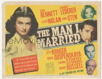 4b0467 MAN I MARRIED TC 1940 Joan Bennett, Lloyd Nolan, Francis Lederer, Anna Sten, Irving Pichel