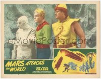 4b0596 MARS ATTACKS THE WORLD LC #3 R1950 Buster Crabbe as Flash Gordon w/ King of the Clay People!