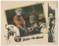 4b0635 RIDIN' THE WIND LC 1925 cowboy hero Fred Thomson catches man with the stolen jewels!
