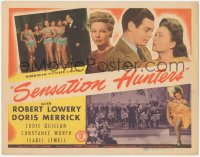 4b0475 SENSATION HUNTERS TC 1945 Robert Lowery, Doris Merrick & sexy girls, film noir, ultra rare!