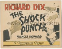 4b0476 SHOCK PUNCH TC 1925 boxer & lover Richard Dix, great wacky punching artwork, ultra rare!