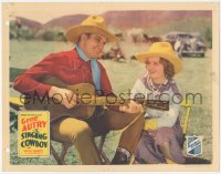 4b0650 SINGING COWBOY LC 1936 wonderful c/u of Gene Autry playing his guitar for Lois Wilde, rare!