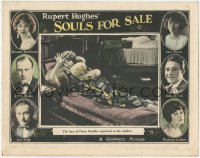 4b0652 SOULS FOR SALE LC 1923 Mae Busch on divan cringes at the sight of Lew Cody in window, rare!
