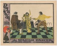 4b0653 SPANISH DANCER LC 1923 gypsy Pola Negri between Antonio Moreno & Wallace Beery swordfighting!