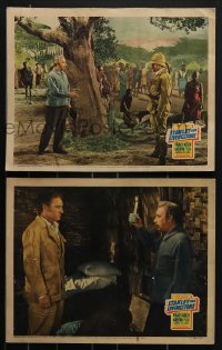 4b0800 STANLEY & LIVINGSTONE 2 LCs 1939 Spencer Tracy finds Cedric Hardwicke in Africa!