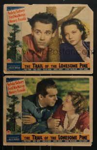 4b0803 TRAIL OF THE LONESOME PINE 2 LCs 1936 gorgeous Sylvia Sidney w/ Fred MacMurray, Henry Fonda!