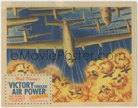 4b0685 VICTORY THROUGH AIR POWER LC 1943 Walt Disney cartoon, Allied planes shooting Axis planes!