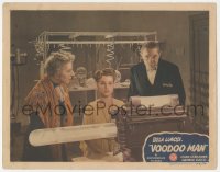 4b0687 VOODOO MAN LC 1944 Bela Lugosi & Wanda McKay by cool machine in laboratory!