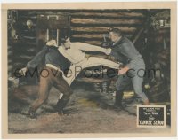 4b0694 YANKEE SENOR LC 1926 great image of cowboy Tom Mix fighting two bad guys at the same time!