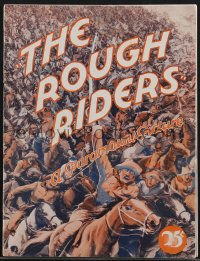 4b0188 ROUGH RIDERS souvenir program book 1927 Frank Hopper as Teddy Roosevelt, ultra rare!