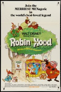 4b1109 ROBIN HOOD 1sh 1973 Walt Disney's cartoon version, the way it REALLY happened!