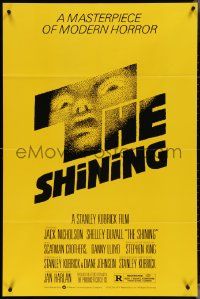 4b1132 SHINING studio style 1sh 1980 Stephen King & Stanley Kubrick, iconic art by Saul Bass!