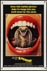 4b1152 SSSSSSS 1sh 1973 once this motion picture sinks its fangs into you, you'll never be the same!