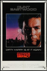 4b1161 SUDDEN IMPACT 1sh 1983 Clint Eastwood is at it again as Dirty Harry, great image!