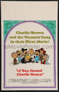 4b0059 BOY NAMED CHARLIE BROWN WC 1970 art of Snoopy & the Peanuts gang by Charles M. Schulz!