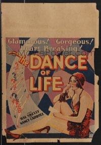 4b0066 DANCE OF LIFE WC 1929 great art of sexy barely-dressed Nancy Carroll with deco showgirls!