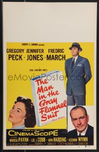 4b0097 MAN IN THE GRAY FLANNEL SUIT WC 1956 Gregory Peck, Jennifer Jones, Fredric March