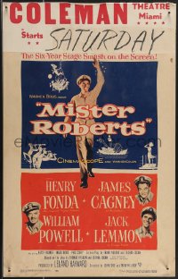 4b0101 MISTER ROBERTS WC 1955 Henry Fonda, James Cagney, William Powell, Jack Lemmon, John Ford