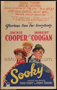 4b0123 SOOKY WC 1931 Jackie Cooper, Robert Coogan, Skippy, glorious fun for everybody!