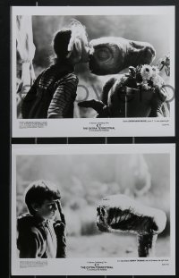 4b1388 E.T. THE EXTRA TERRESTRIAL 9 8x10 stills R2002 Spielberg classic, Henry Thomas, Barrymore!