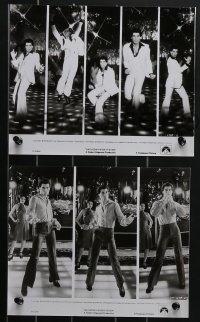 4b1418 SATURDAY NIGHT FEVER 4 from 8x9.5 to 8x10 stills 1977 w/montage of disco dancer John Travolta!