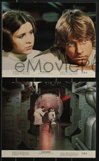 4b1403 STAR WARS 6 8x10 mini LCs 1977 A New Hope, Lucas classic epic, Luke, Leia, great images!