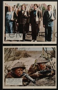 4b1283 HOW I WON THE WAR 8 color English FOH LCs 1968 John Lennon & Crawford in WWII, ultra rare!