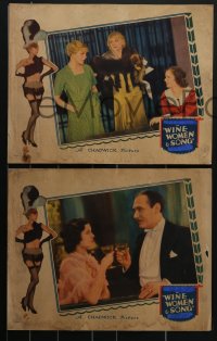 4b0741 WINE, WOMEN & SONG 7 LCs 1933 Lilyan Tashman, Lew Cody, Marjorie Reynolds, ultra rare!