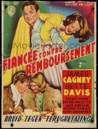 4c0235 BRIDE CAME C.O.D. Belgian 1948 James Cagney carries Bette Davis over his shoulder!