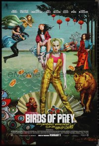 4c0790 BIRDS OF PREY advance DS 1sh 2020 Margot Robbie as Harley Quinn, great surreal artwork!