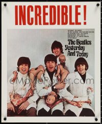 4c0162 BEATLES 18x22 commercial poster 2000s John, Paul, George & Ringo, Yesterday and Today!