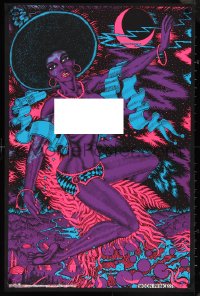 4c0468 MOON PRINCESS 23x34 commercial poster 1973 blacklight fantasy art of a sexy woman by Lykes!