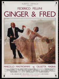 4c0517 GINGER & FRED Danish 1986 directed by Federico Fellini, Marcello Mastroianni, Giulietta Masina