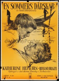 4c0540 SUMMERTIME Danish 1955 Katharine Hepburn went to Venice a tourist & came home a woman!
