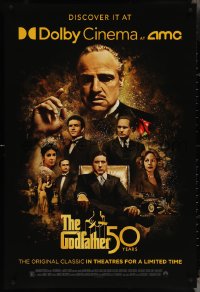 4c0867 GODFATHER DS 1sh R2022 Marlon Brando & cast in Francis Ford Coppola crime classic!