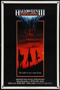 4c0875 HALLOWEEN III 1sh 1982 Season of the Witch, horror sequel, the night no one comes home!