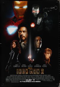 4c0904 IRON MAN 2 advance DS 1sh 2010 Marvel, Downey Jr, Cheadle, Paltrow, Scarlett Johansson!