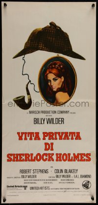 4c0078 PRIVATE LIFE OF SHERLOCK HOLMES Italian locandina 1971 Billy Wilder, different & ultra rare!
