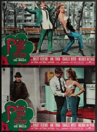 4c0272 BAREFOOT IN THE PARK set of 10 Italian 18x27 pbustas 1967 Robert Redford & Jane Fonda!
