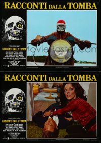 4c0264 TALES FROM THE CRYPT set of 7 Italian 18x26 pbustas 1972 E.C. comics, Joan Collins!